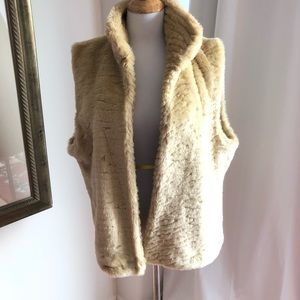 Faux fur vest